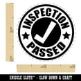 thumbnail image 2 of Inspection Passed Self-Inking Rubber Stamp Ink Stamper - Red Ink - Mini 1/2 Inch, 2 of 7