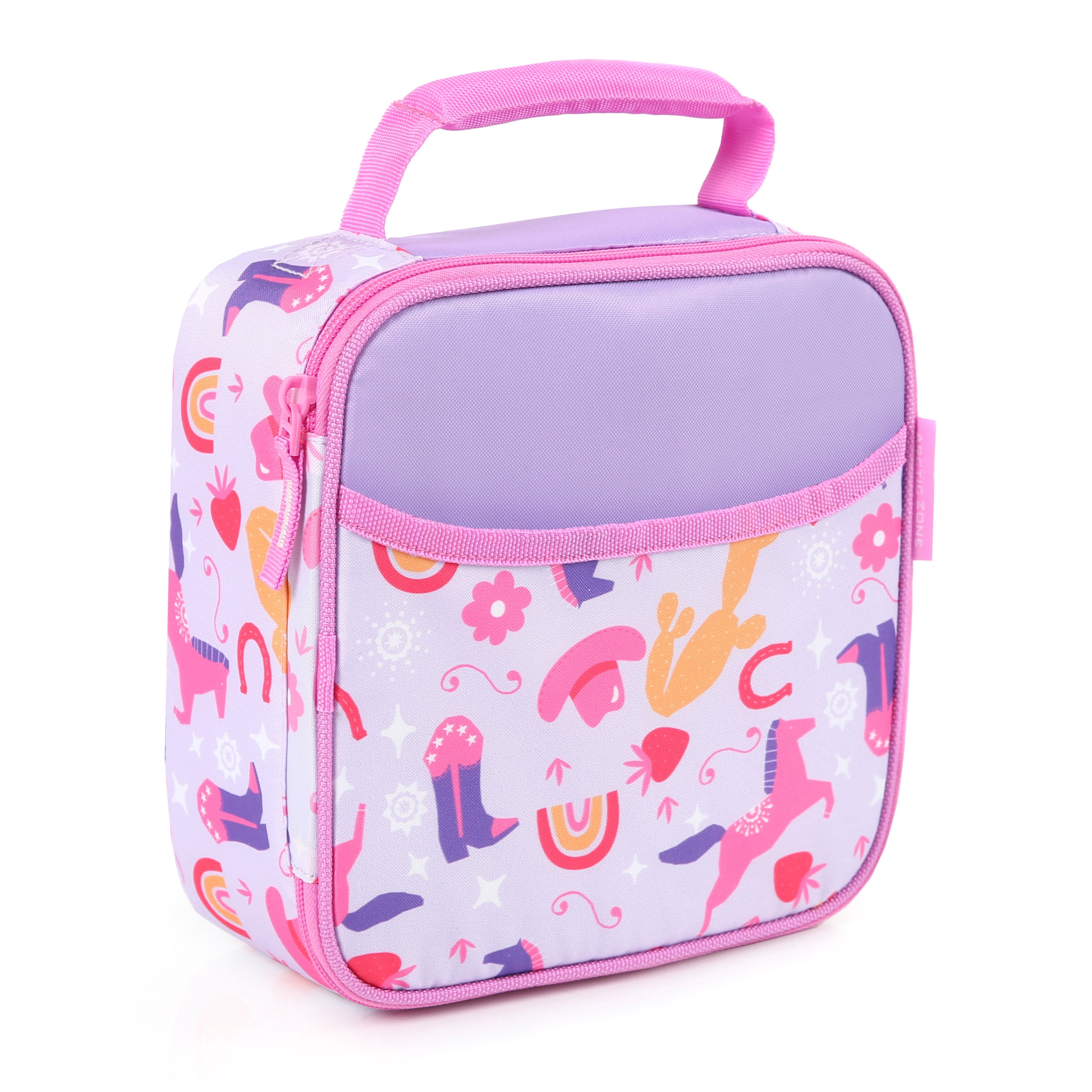 Arctic Zone Combo Lunch Box, Rainbow Western, Includes Food Container, Water Bottle, and Ice Pack