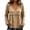 Khaki0812, variant on Women's Plus Size Long Sleeved V Neck T Shirts Causal Loose Fit Solid Tops Ladies Fall Ruffle Hem Going out Tees White02 XL