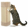 thumbnail image 2 of Cat Scratcher Cat Scratching Board Pad Hanging Scratcher , Wall Mounted post for scratching, Foldable - Beige, 2 of 10