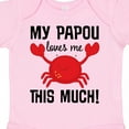 thumbnail image 4 of Inktastic My Papou Loves Me Boys or Girls Baby Bodysuit, 4 of 5