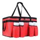 thumbnail image 1 of Insulated Food Delivery Bag with 4 Cup Holder, XXX-Large Insulated Grocery Bags with Zippered Top, 1 of 5