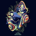 thumbnail image 2 of Men's Marvel Doctor Strange in the Multiverse of Madness Groovy Magic  Graphic Tee Navy Blue 2X Large, 2 of 5