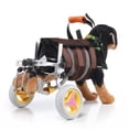 thumbnail image 3 of Silla de ruedas para mascotas para perros discapacitados, perro viejo, andador para gatos, coche, ajustable, ligera, patas traseras, rehabilitación, silla de ruedas para perros esquí esquí Gafas de esquí, 3 of 5