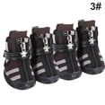 thumbnail image 1 of Greeniant Zapatos para mascotas Botas deportivas para interiores Malla Transpirable Clásico Algodón Cremallera Calzado para mascotas Ropa para mascotas marrón tres Greeniant PT000055-18B, 1 of 6