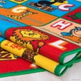 thumbnail image 4 of Allstar Kids / Baby Room Area Rug. Learn ABC / Alphabet Letters with Animals Bright Colorful Vibrant Colors (7' 3" x 10' 2"), 4 of 7