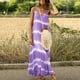 thumbnail image 2 of Vestido largo sin mangas con cuello en V y estampado informal de verano para mujer con estilo OAVQHLG3B Store  lin121212, 2 of 5