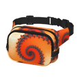 thumbnail image 2 of Fotbe Orange Rotating Cangurera Cuadrada con Estampado de Doble Capa, Bolsa de Cintura Ajustable Mini para Hombres y Mujeres, 2 of 9
