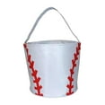 thumbnail image 2 of Abbraccia Easter Eggs Bags Easter Bunny Baskets Sports Balls Printing Candies Bucket Tote Bag for Children Kids Baseball, 2 of 10