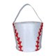 thumbnail image 2 of Bolsas para la búsqueda de huevos de Pascua, cestas de conejo de Pascua, bolsas para compras, bolsas para recuerdos de fiesta Béisbol plateado, 2 of 9