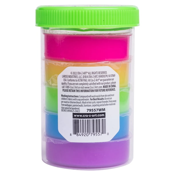Cra-Z-Art Cra-Z-Slimy Glow Slime for Indoor Playground Fun