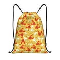 thumbnail image 1 of Saiise Beer And Crawfish Pattern Sports Drawstring Backpack - String Swim Gym Bag with Wet Proof Pocket for Women&Men-Small, 1 of 6