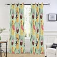 thumbnail image 6 of Tropical Birds Thickened Blackout Curtain 84 Inches, Perforated Window Curtains for Bedroom Living Room Stylish Thermal Insulated Curtains, 1 Pack Home Decor, 6 of 7