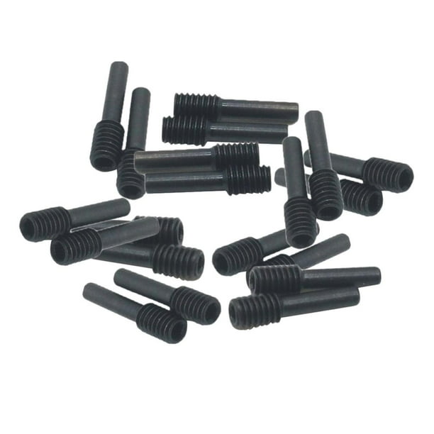 20 Piezas de Tornillos para Eje de Transmisión de Carreras Macarena Tornillo de accionamiento del eje de carreras