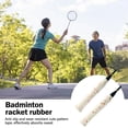 thumbnail image 2 of Badminton Racket Grip Tape, Anti-Slip PU Overgrip, Sweat Absorbing Comfort Wrap for Tennis, Squash, Pickleball, 120cm Black, 2 of 8