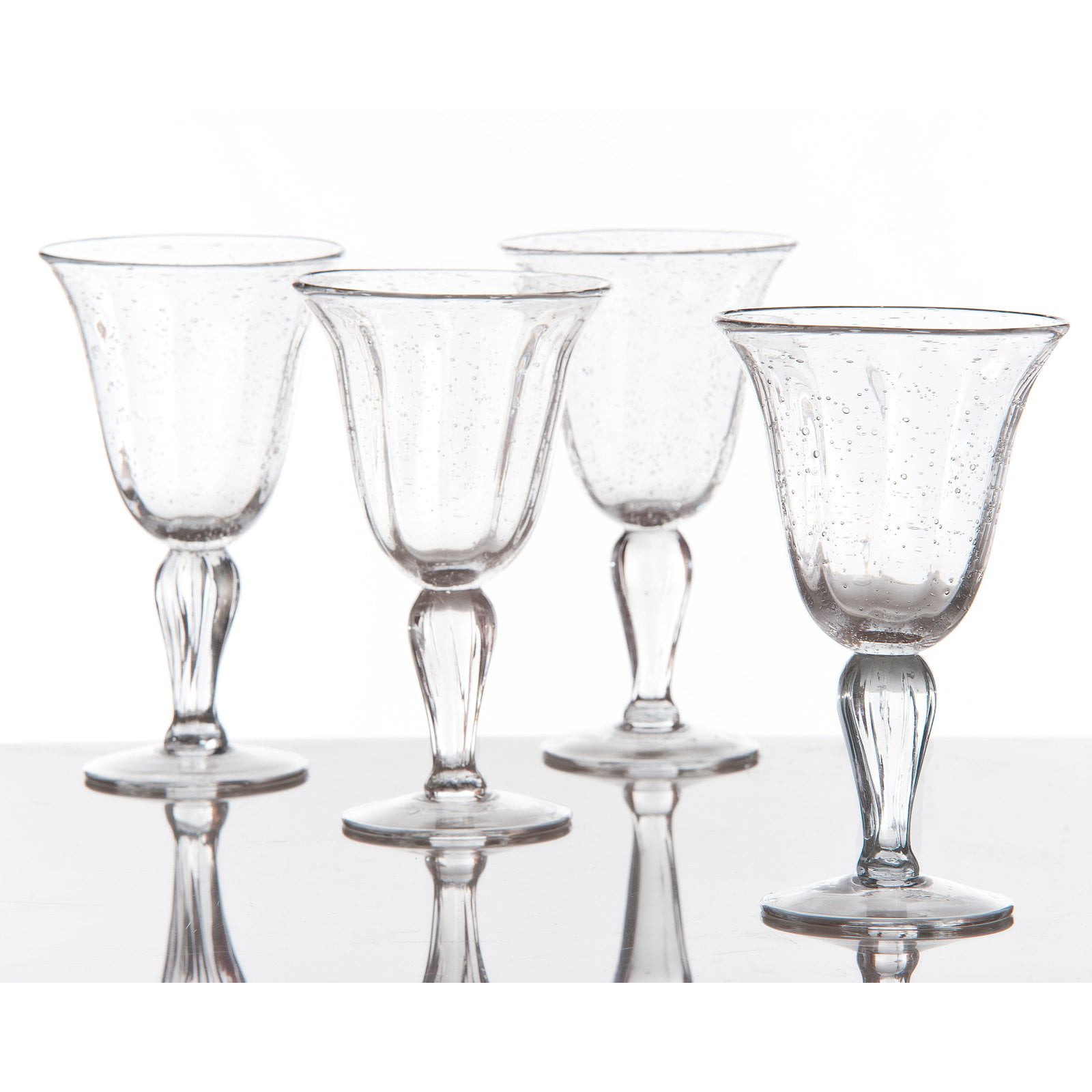 Abigails Bubble 4 - Piece 8oz. Glass Drinking Glass Glassware Set & Reviews