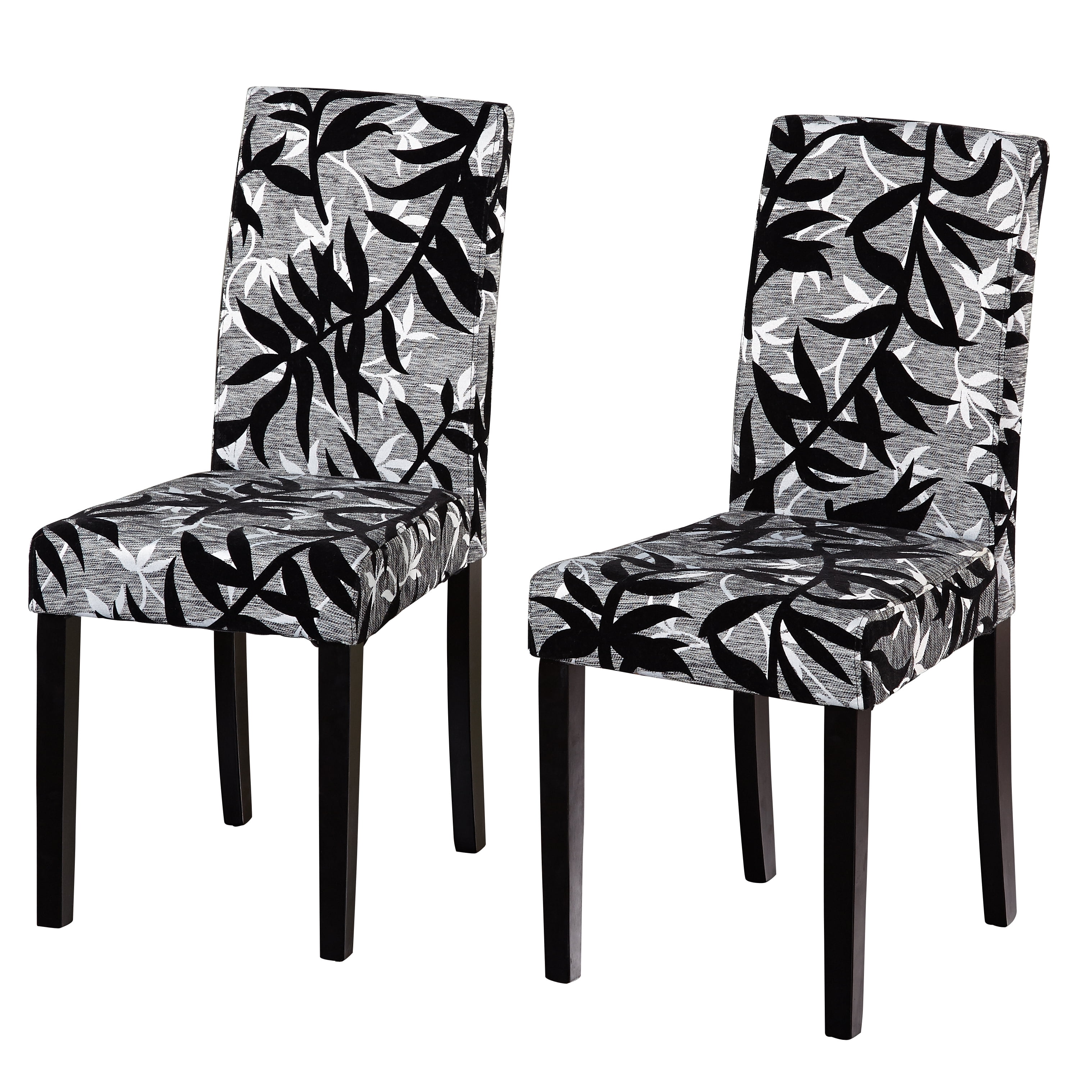 Leaf Print Parson Chair, Set of 2
