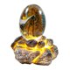 thumbnail image 1 of Dragón Cristal Lava Ornamentos Resina Hecho A Mano (base Brillante) Azul, 1 of 8