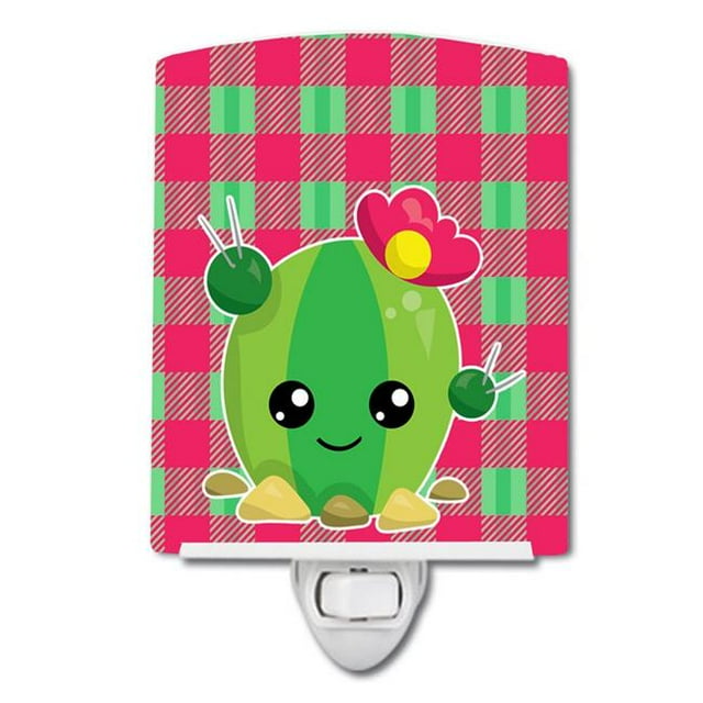 Carolines Treasures BB6849CNL Cactus Peace Out Ceramic Night Light