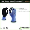 thumbnail image 3 of 12-Pack of Cordova 6893XL Cor-Touch Foam 13-Gauge Work Gloves, Gray Nylon Shell, Black Micro-Foam Nitrile Palm Coating, X-Large, 3 of 3
