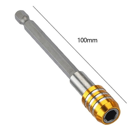 

Leke 60/100/150mm 1/4\ Hex Shank Quick Release Drill Bits Holder Extension Bars