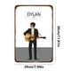 thumbnail image 2 of Placa de Metal Vintage de hierro Wdftyju Bob Dylan 20x30cm, 2 of 9