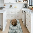 thumbnail image 5 of Moroccan Trellis Washable Rug, Kitchen Rugs for Entryway Bathroom, Non-Slip Indoor Door Mat Ultra-Thin, Small Oriental Throw Carpet for Bedroom Entry, 5 of 6