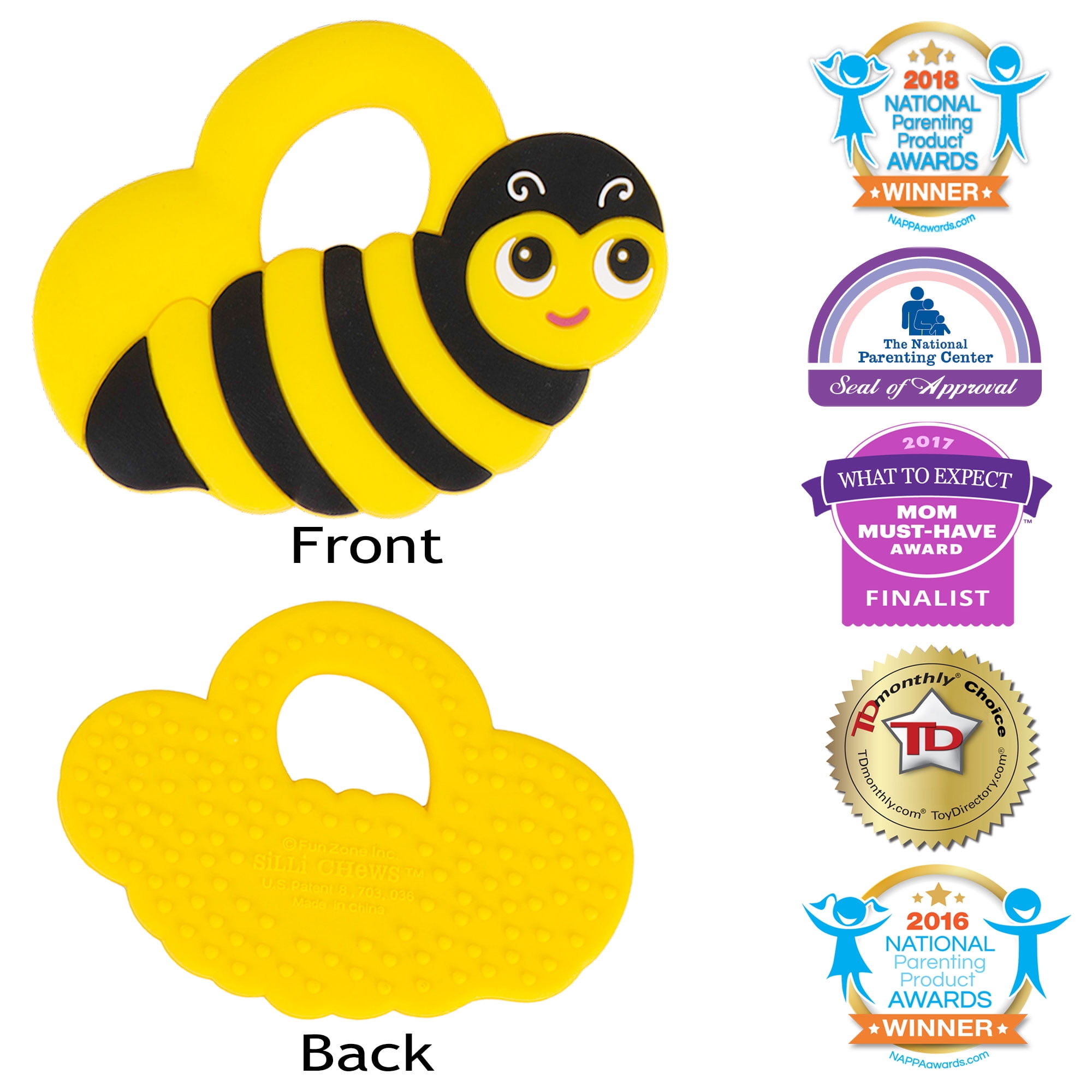 bumble bee teether