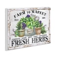 thumbnail image 4 of Stupell Industries Farmhouse Fresh Herbs Plants & Flowers Painting Unframed Art Print Wall Art, 14 x 11, 4 of 8