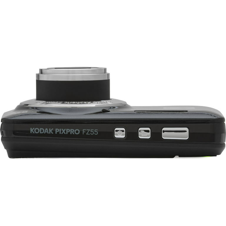 Kodak PIXPRO FZ55 Digital Camera (Black) + Extra Battery + LED +1 Yr  Warranty 