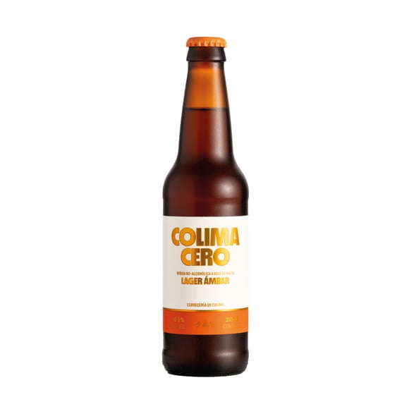 Bebida a base de malta Colima Cero Lager Ambar 355 ml
