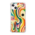 thumbnail image 1 of Colorful Psychedelic Case Compatible with iPhone 14,Aesthetic Art Design TPU Bumper Cover Case, 1 of 6