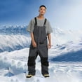 thumbnail image 6 of Ahabrexf Overalls for Men Men's Ski Overalls Board Loose Waterproof Breathable Warm Wear Ski Suit Overalls Suits for Men, 6 of 6