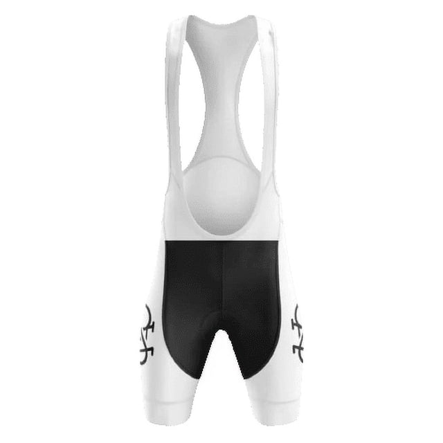 Bike Forever White Bib Shorts - M