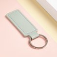 thumbnail image 3 of mmirethe Leather Lightweight Key Ring Hoop - Convenient And Durable For Everyday Suitable For Men And Women Motorcycle Keychain light green, 3 of 6