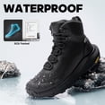 thumbnail image 2 of NORTIV 8 Men's Waterproof Work Tactical Hiking Boots Military Combat Boots with Arch Support, Lightweight Cushion Sole for Work All Day Outdoor Motorcycle, 2 of 8