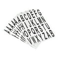 thumbnail image 1 of Letras Pegatinas Negro alfabeto Adhesivo PVC Vinilo para Buzón Dirección Ventana puerta Paquete de 15, 1 of 7