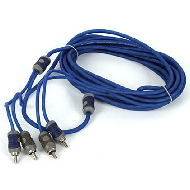 Kicker KSeries 2Channel RCA Interconnect Cable, 6m, Blue Walmart