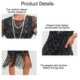 thumbnail image 6 of 1920s Vintage Dress Summer Fringe Beaded Great Gatsby Flapper Evening Dress Party Cocktail Prom, 6 of 7