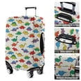 thumbnail image 5 of White Cartoon Colorful Dinosaurs Pattern Luggage Cover Fashion Suitcase Cover Baggage Covers Fit 25-28 Inch Luggage (Go Travel), 5 of 5