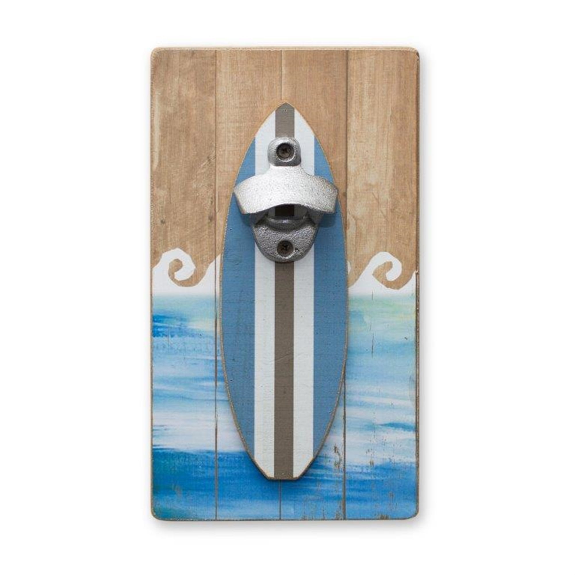 Surfboard Bottle Opener 6"L x 11"H MDF