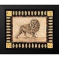 thumbnail image 2 of Gladding, Pamela 14x12 Black Modern Framed Museum Art Print Titled - Lion, 2 of 5