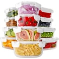 thumbnail image 1 of HOMBERKING Juego de 24 Contenedores de Vidrio para Alimentos con Tapas, 1 of 7