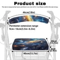thumbnail image 6 of Jiueut Galaxy Star Rollator Seat Cushion Back Bar Cover Set for Seniors 2 Piece Seat and Back Rest Cover for Rollator Walker Rollator Walker Accessories Seat Cushion, 6 of 7