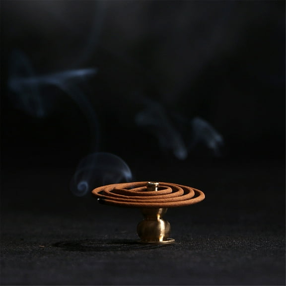 Giunmcul Online Shopping Brass Incense Gourd-Shaped Base Rod, Unique Shape