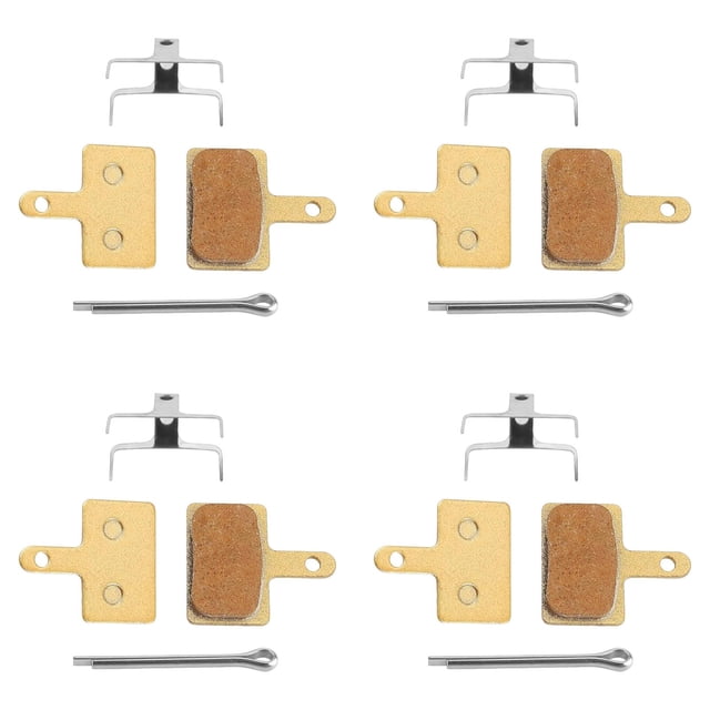 WUSUOWEI 4PCS Brake Disc Pad Replace Accessories,Durable and High Performance,Metal Brake Disc Pad,Extending The Lifespan,High Temperature Tolerance,Suitable for Electric Scooter Accessories