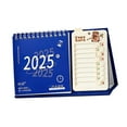 thumbnail image 2 of Calendario de escritorio 2025, lista de tareas, papel grueso, planificador mensual decorativo, calendario de mesa para decoración del hogar de mesa de Azul, 2 of 8