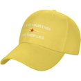 thumbnail image 1 of Believe Your Eyes Not Their Lies Sandwich Denim Hats Baseball Cap Natural, 1 of 8