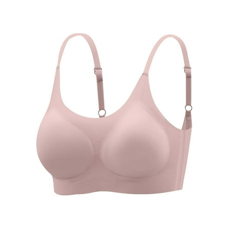 

hoksml Womens Bras no Underwire Full Support Women s Push-up Non-slip Lace Flower Surface Beautiful Back Seamless Push-up One-piece Bra Without Steel Ring