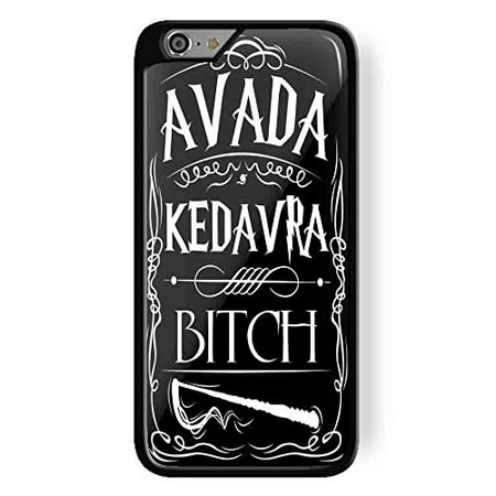 Ganma Avada Kedavra Bitch Harry Potter Case For iPhone 6 Plus/6s Plus Black